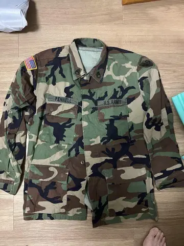 U.S. ARMY 밀리터리 자켓 카모플라쥬 사이즈 2