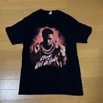 A Boogie Wit Da Hoodie 티셔츠 블랙 랩 티셔츠