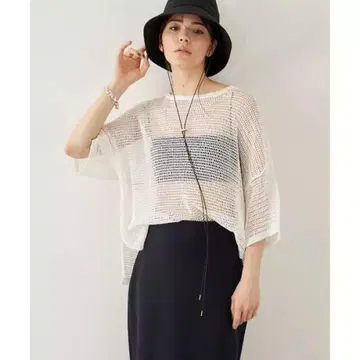 윔 가젯 반팔 메쉬 풀오버