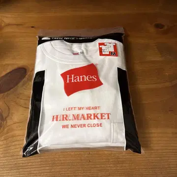 Hanes H.R.MARKET 콜라보 팩T 2장입
