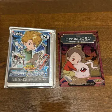 디지몬 어드벤처 아크릴de 카드 야가미 히카리 & 코로몬 유년기
