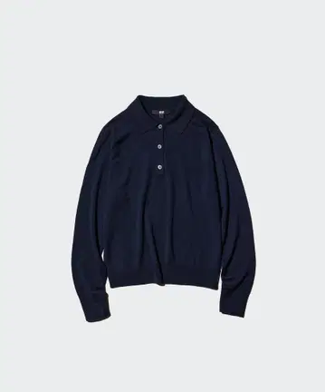 UNIQLO 메리노 폴로 스웨터 M 사이즈
