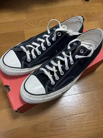 CT70 CONVERSE 블랙 로우컷 스니커즈