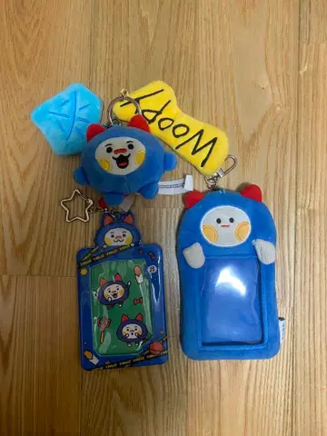 treasure 정우 truz 우피 트레이딩 카드 케이스 키링 세트