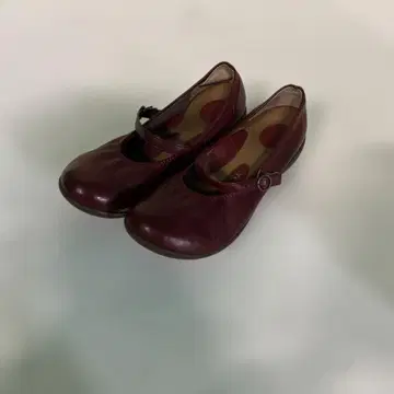 Re:getA 리게타 원 벨트 슈즈 M 사이즈 와인 레드