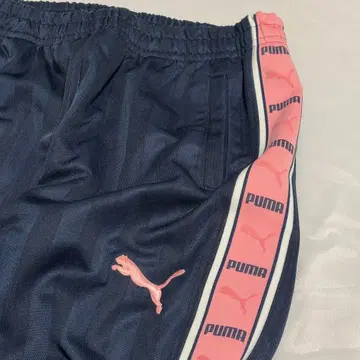 PUMA 네이비/핑크 저지 바지 SS