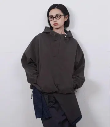 oheshio 후디 자켓 브라운