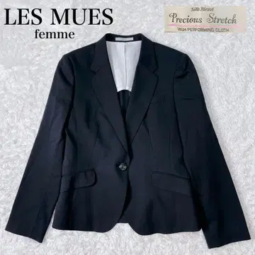 레미유 아오키 스트라이프 실크 블렌드 테일러드 자켓