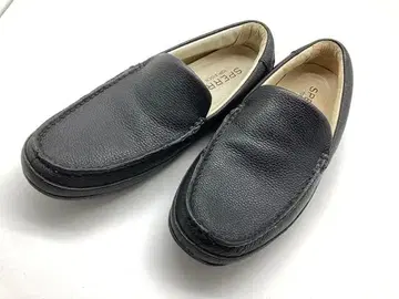 Sperry 탑사이더 드라이빙 슈즈 (슬립온) 블랙 가죽 26cm