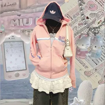 y2k T&C SURF DESIGNS 집업 후드티 헤이세이 갸루