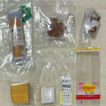 미니어처 가마 구이 파스코 과자빵 안버터 카스테라 가챠가챠 5점