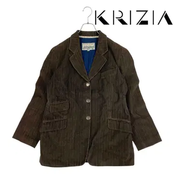 12T447 KRIZIAJEANS 코듀로이 롱 테일러드 자켓