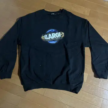 XLARGE 블랙 맨투맨 L 사이즈