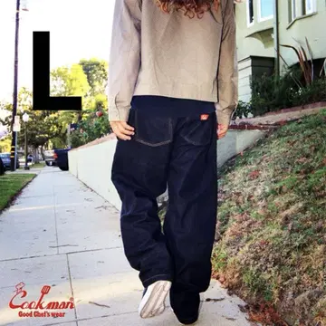Cookman Chef Pants 셰프 팬츠 쿠크만 데님 네이비