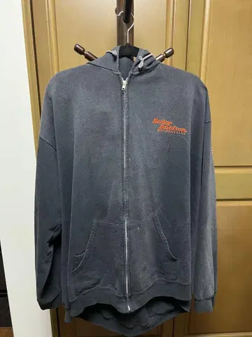 Harley Davidson 집업 후드티 블랙