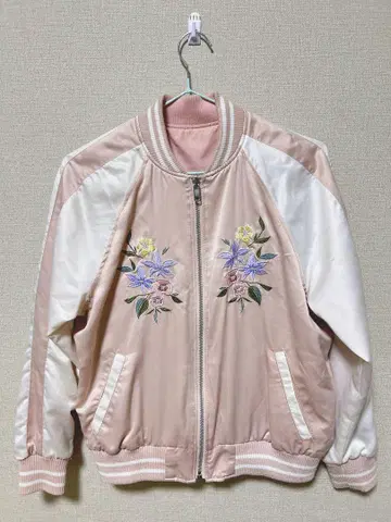 한국 AS KNOW AS PINKY 핑크 리버서블 자켓