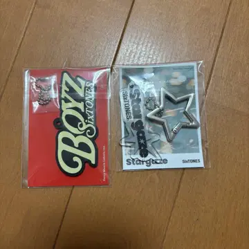 SixTONES Stargaze 카라비너 BOYZ 러버 키링
