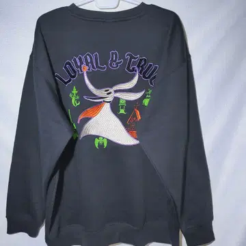 새상품 트레이닝복 XL 제로 나이트메어 디즈니 자수 맨투맨 속기모