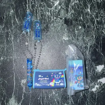 필통 컬렉션 엔젤 블루 3개 세트