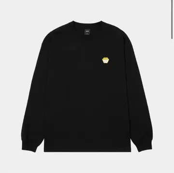 HUF 블랙 롱 슬리브 티셔츠
