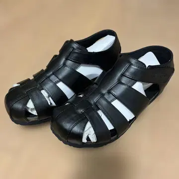 DUNLOP 블랙 컴포트 샌들 사이즈 M
