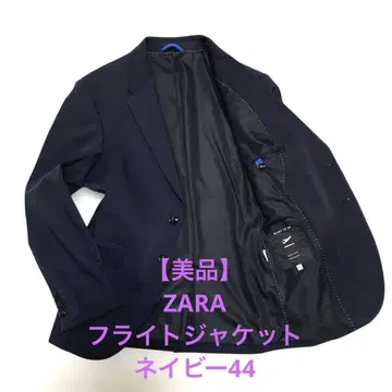 [ 새상품급 ] ZARA 자라 플라이트 테일러드 자켓 네이비 44