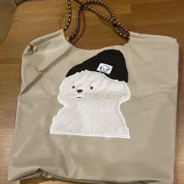 에코백 가죽 베이지