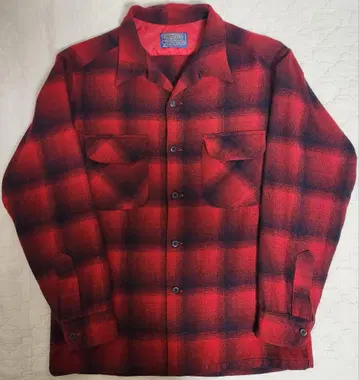 PENDLETON 펜들턴 보드 셔츠 70s M 사이즈 옴브레
