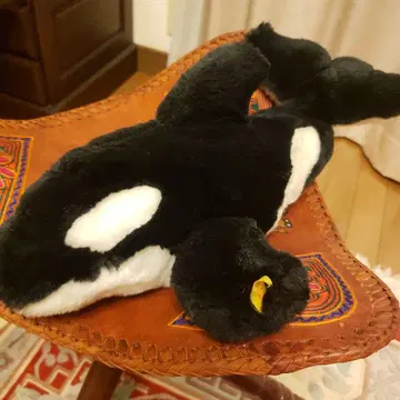 빈티지 Steiff 범고래 봉제 인형 1990년대