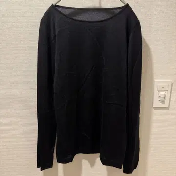 BRUNELLO CUCINELLI 캐시미어 블랙 스웨터 L
