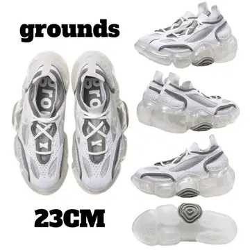 grounds 스니커즈 23CM 화이트 스니커즈