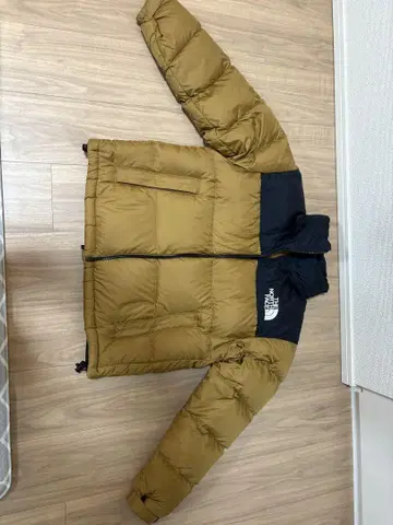 The North Face 다운 자켓 브라운/네이비