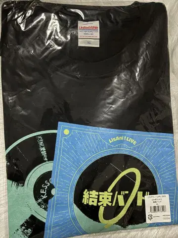 결속 밴드 공식 콜라보 T셔츠 XL 사이즈 리스아니! LIVE 2025
