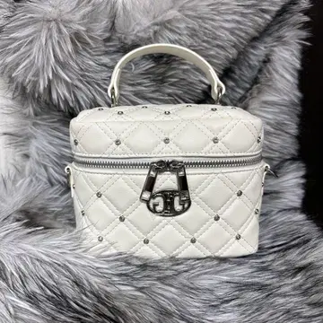 GYDA 큐빅 퀼팅 BAG 화이트 한정 상품