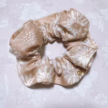 컴플렉스 비즈 플라워 스크런치