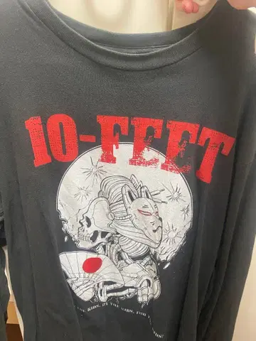 10-FEET 롱 슬리브 T셔츠 블랙