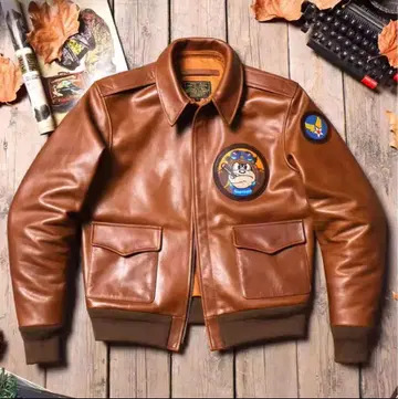 가죽 재킷 A-2 XXL