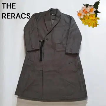THE RERACS 그레이 체스터 코트 벨트 포함