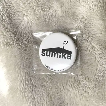 sumika 핀 배지 화이트