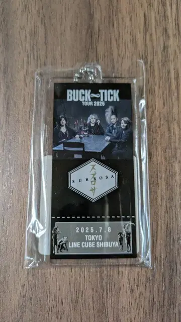 BUCK-TICK TOUR  회장 한정판 아크링 키링 7/8 시부야