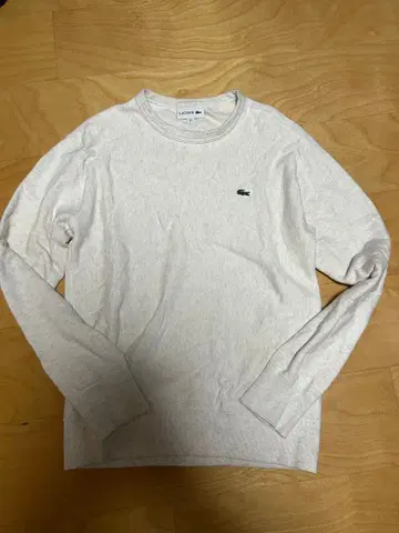 LACOSTE 긴팔 트레이닝복 US S 화이트 라코스테