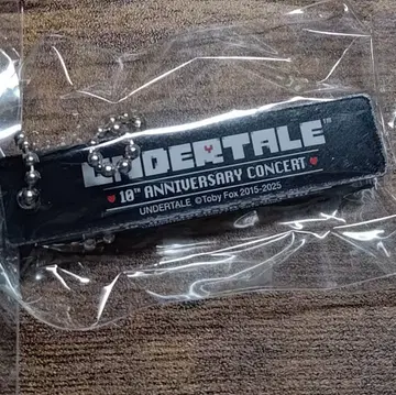 Undertale 10주년 기념 콘서트 회장 한정판 아크릴 블록 키링