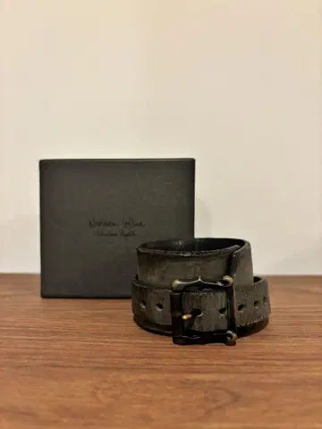 넘버나인 가죽 팔찌 넘버나인 음표