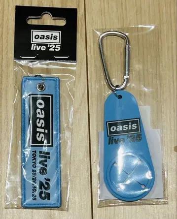 oasis 오아시스 live '25 플라이트 택 키링 & 타월 홀더