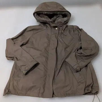 슬로브 이에나 마운틴 파카 에코 퍼 라이너 부착 후드 밀리터리 블루종