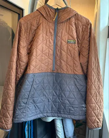 L.L.Bean 카타딘 인슐레이티드 풀오버 브라운/그레이