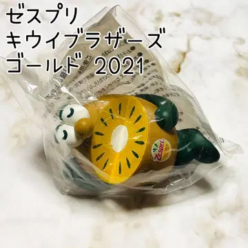 [ 미사용 ] 제스프리 키위 브라더스 피규어 마스코트 2021 골드