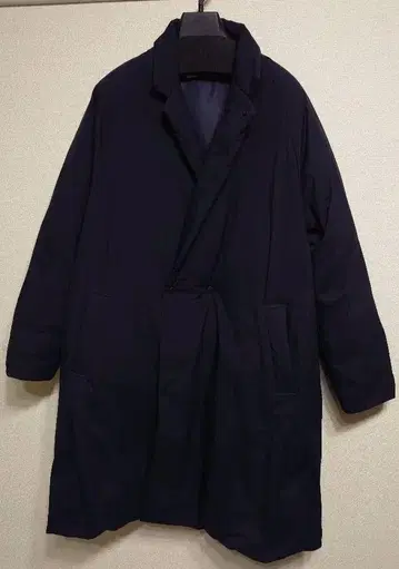UNITED ARROWS 네이비 롱 다운 코트