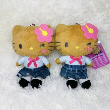 새상품급 갸루 키티 마스코트 파우치 봉제 인형