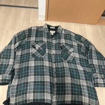 Alpine Ridge 체크 무늬 퀼팅 셔츠 XL